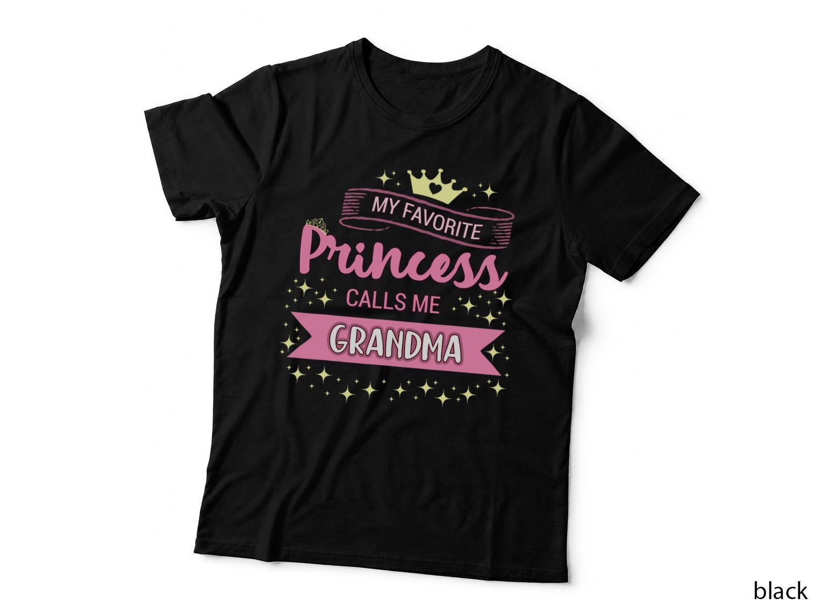 Princess Calls Me Grandma Nana T-Shirt, Family Love Theme, Grandma Apparel