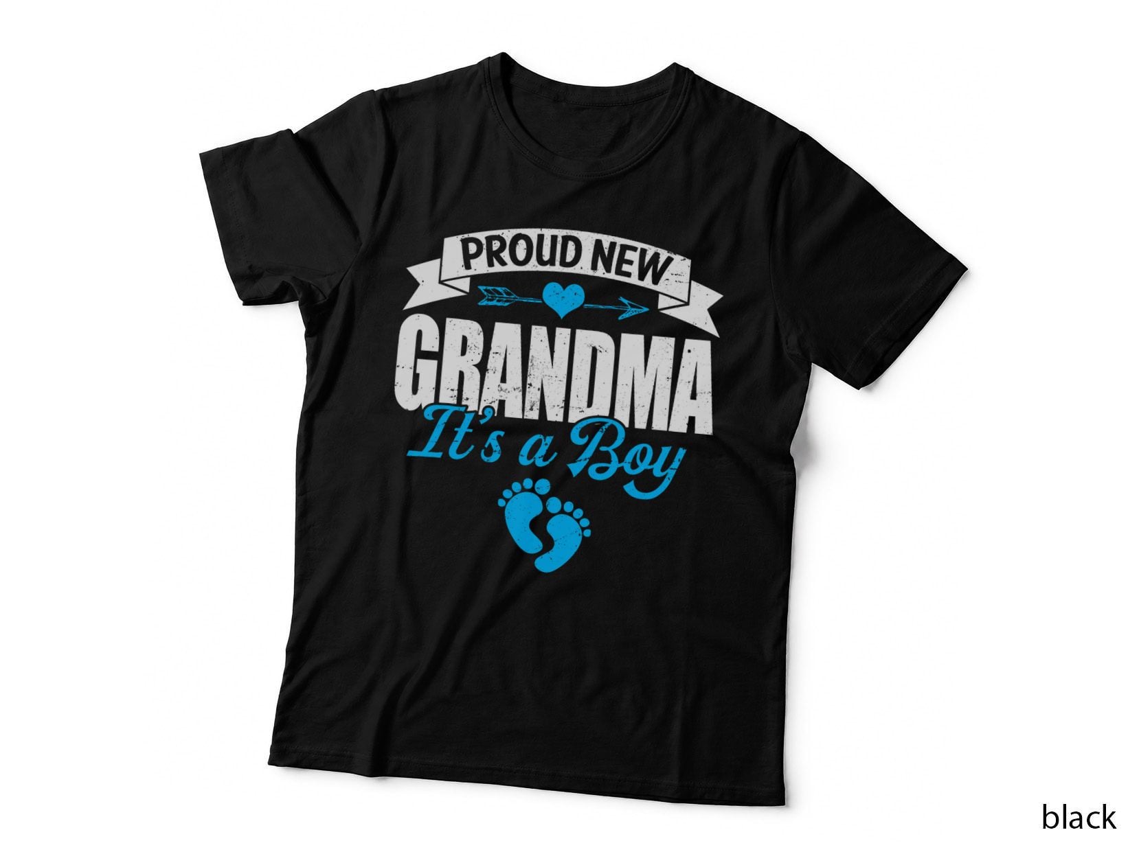 Proud New Grandma It's a Boy Gender Reveal T-Shirt