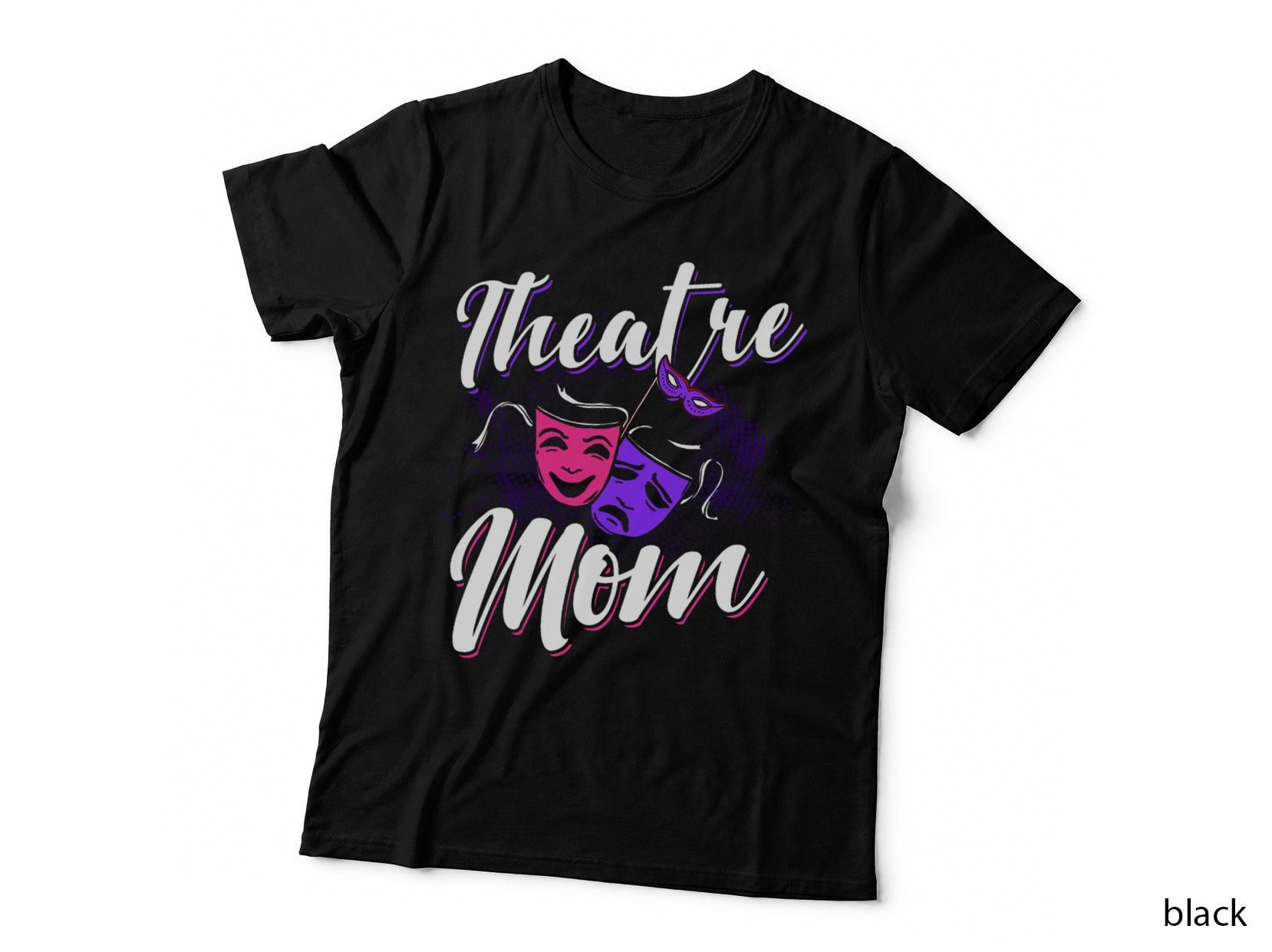 Theatre Mom Drama Acting Actress T-Shirt, Vintage Retro, Mom Family