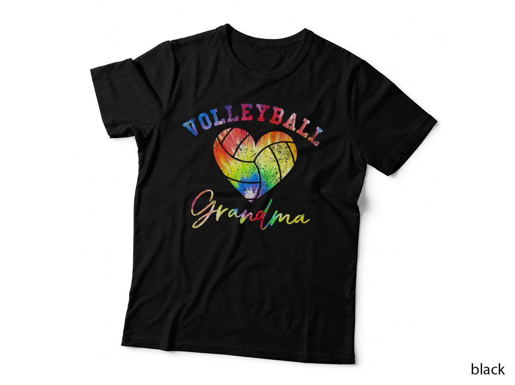 Volleyball Grandma Tie Dye for Women T-Shirt