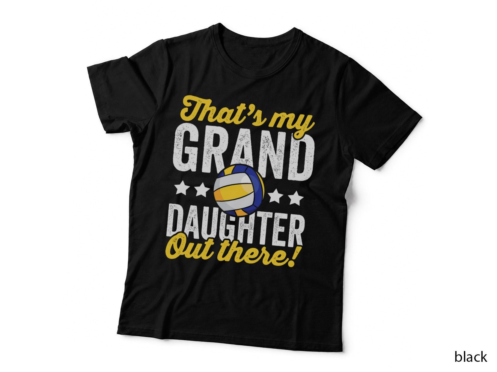 Volleyball Grandma of Volleyball Granddaughter Volleyball T-Shirt
