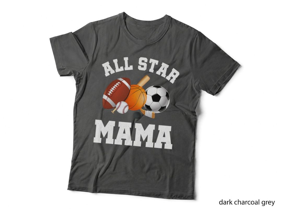 All Star Mama - Mommy of the Birthday Boy Sports Mom T-Shirt