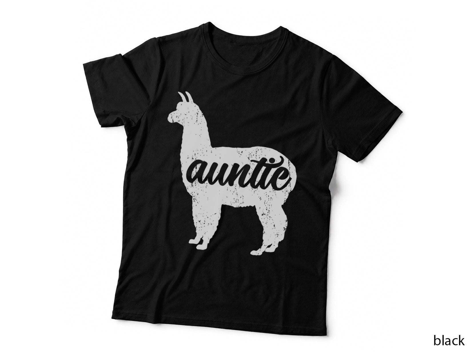 Auntie Llama Gift for Aunt Llama and Alpaca Lover T-Shirt