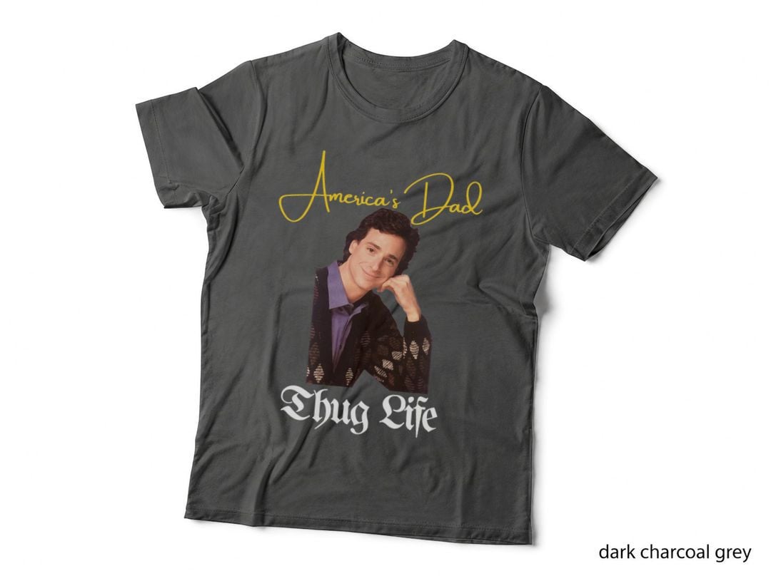 Bob Saget Tribute T-Shirt, Vintage Dad Style, Nostalgia Apparel