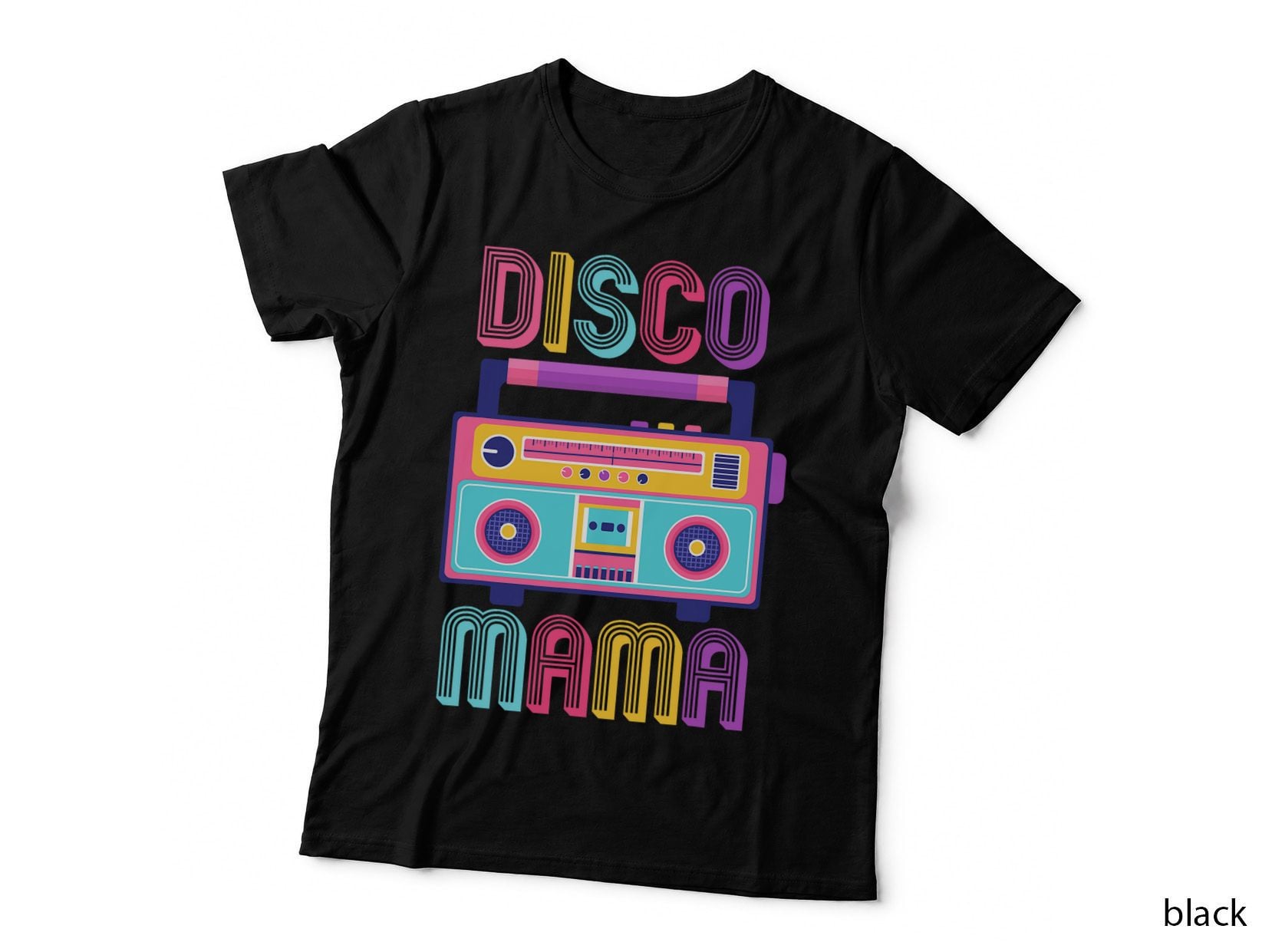 DISCO MAMA, DISCO MOM, DISCO QUEEN, 70s BABY, 1970s Costume T-Shirt