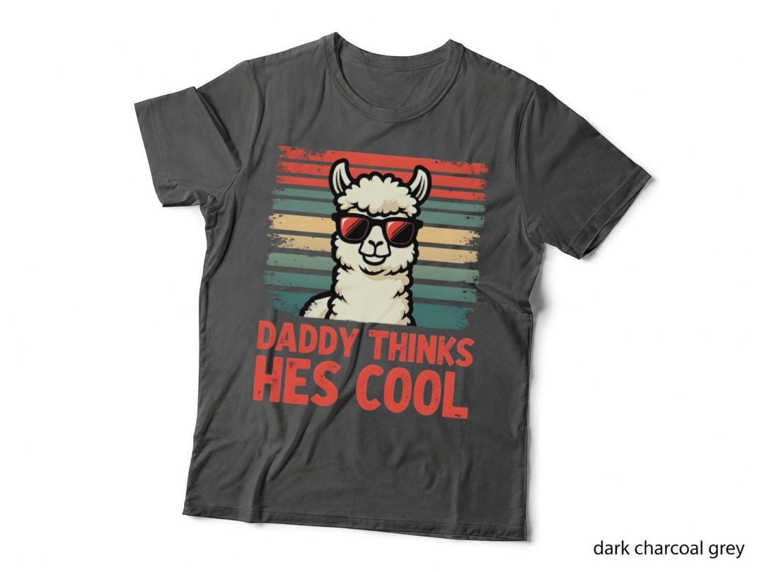 Dad Cool Alpaca Shirt, Funny Father's Day Gift, DADDY T-Shirt