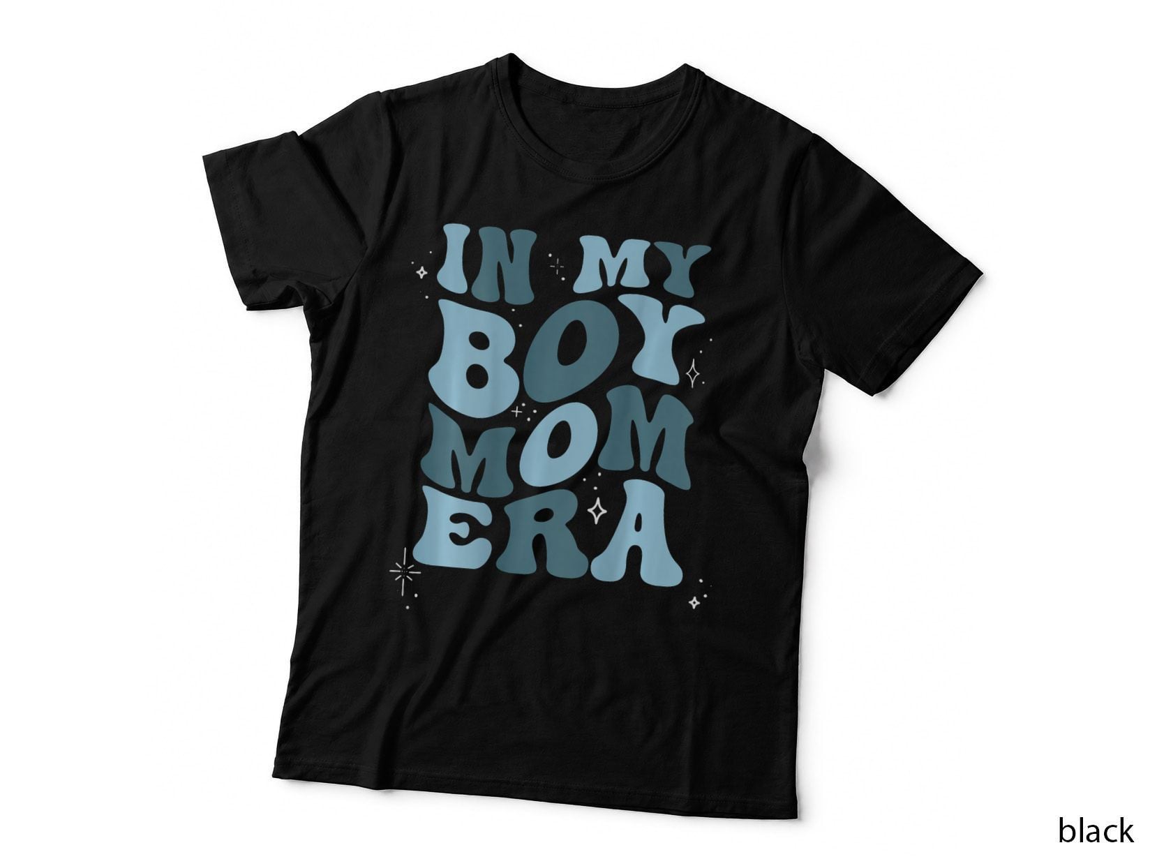 In My Boy Mom Era Mom Mother Retro Groovy (Design ON BACK) T-Shirt