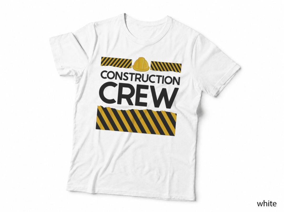 Matching Boys and Dad Construction Excavator Birthday Outfit T-Shirt