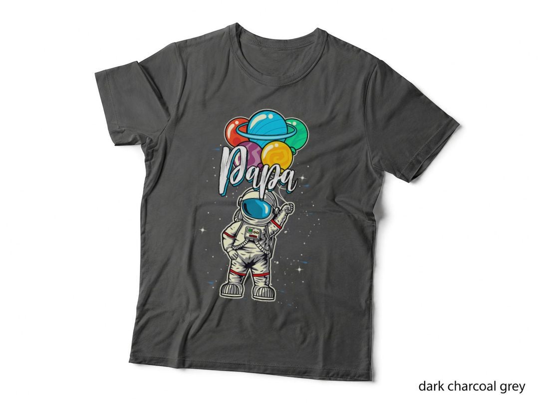 Papa Birthday Astronaut in Space S Lover T-Shirt