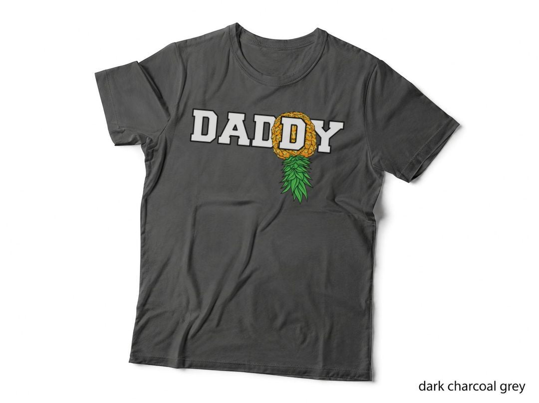 Upside Down Pineapple Daddy, Swinger Lifestyle Varsity, Funny Dad Quote Tee