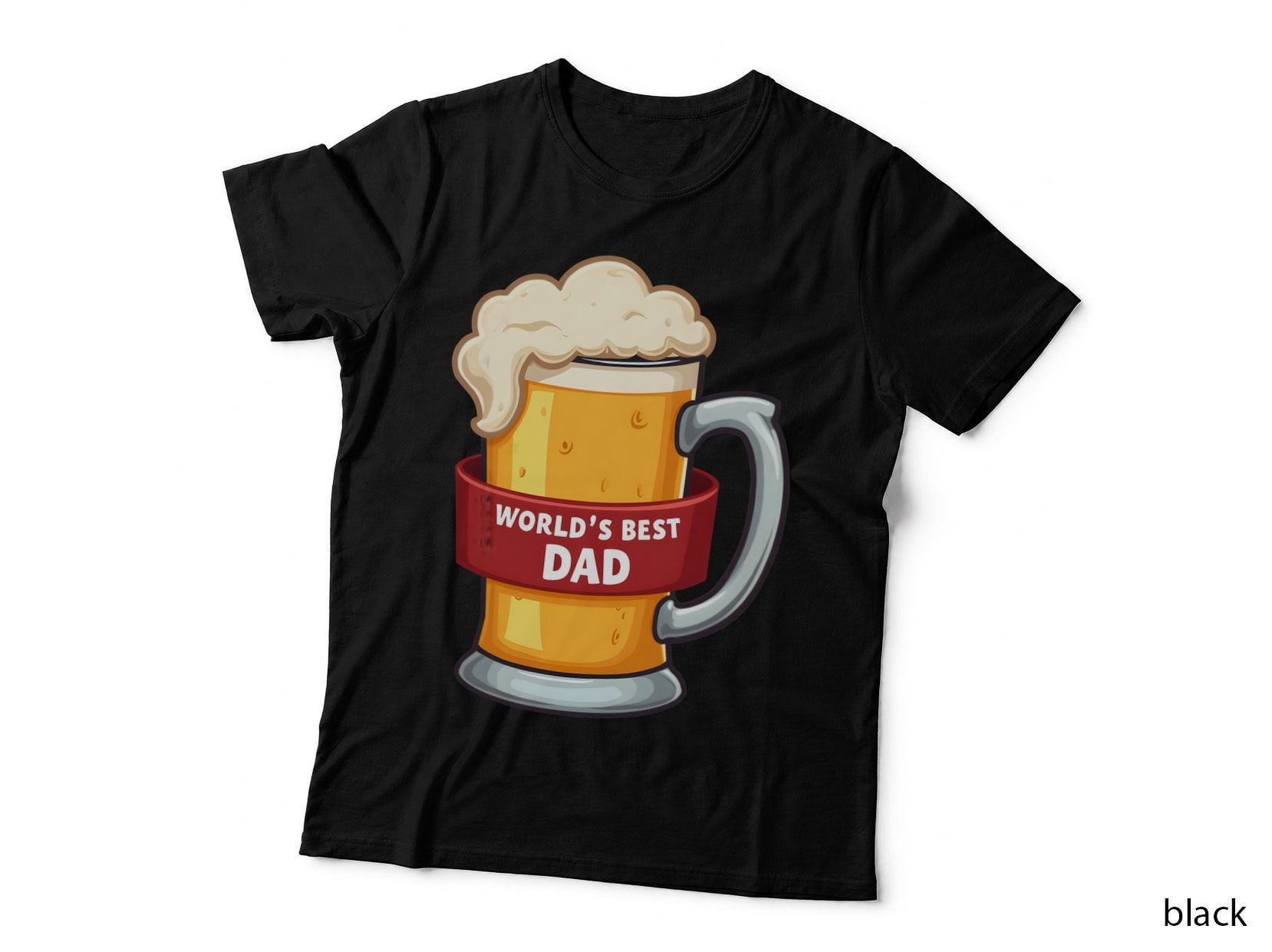 World's Best Dad Beer Mug, Father's Day Gift, Dad T-Shirt