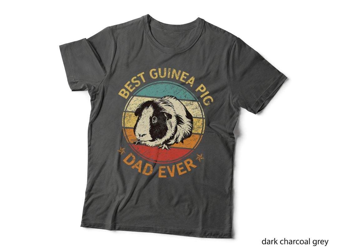 Best Guinea Pig Dad Ever Funny Guinea Pig Daddy Father T-Shirt
