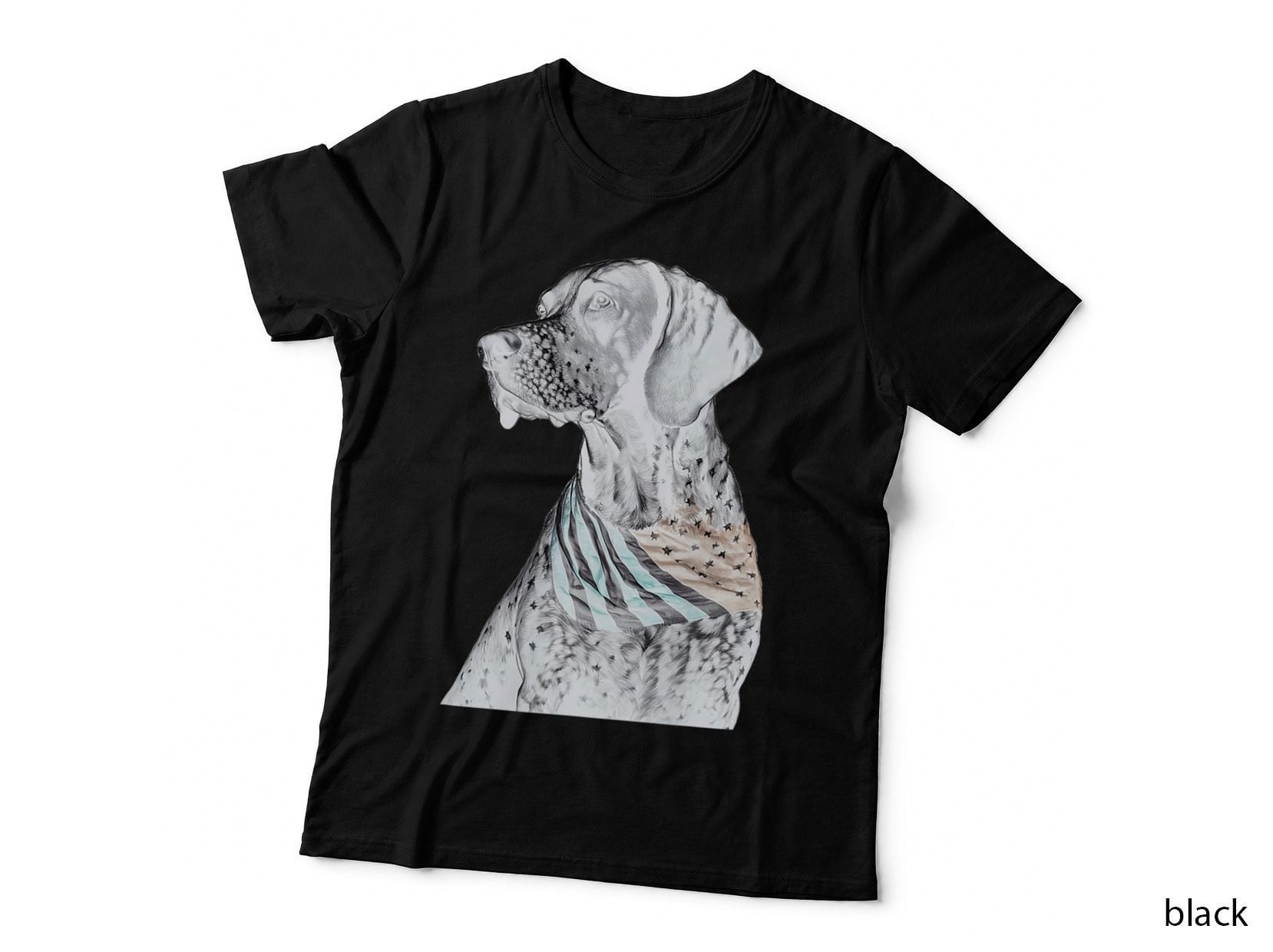 German Shorthair Pointer 4th July Funny GSP Mom Dad T-Shirt