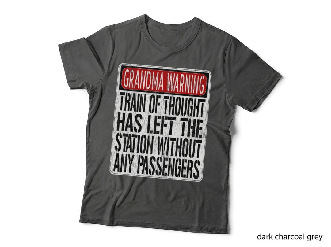Grandma Warning Sign - Funny Senior Citizen Joke T-Shirt