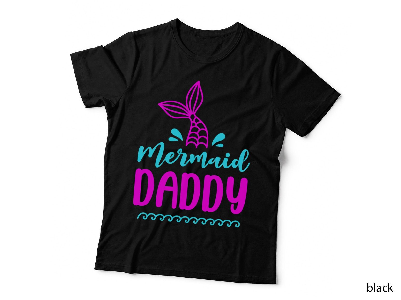 Mens Birthday Mermaid Daddy Matching Family for Dads T-Shirt