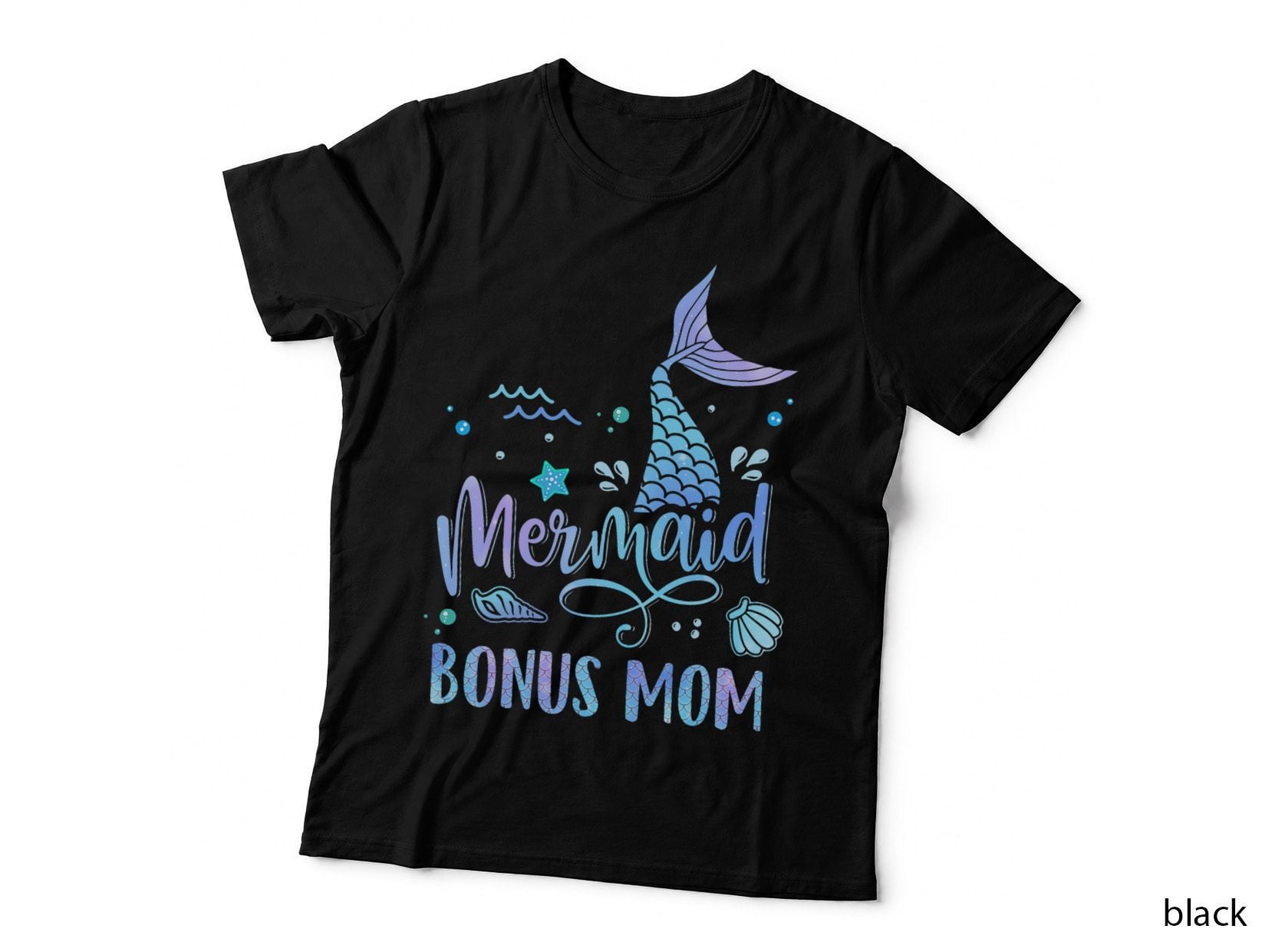 Mermaid Bonus Mom Birthday Mermaid Party Security Women T-Shirt