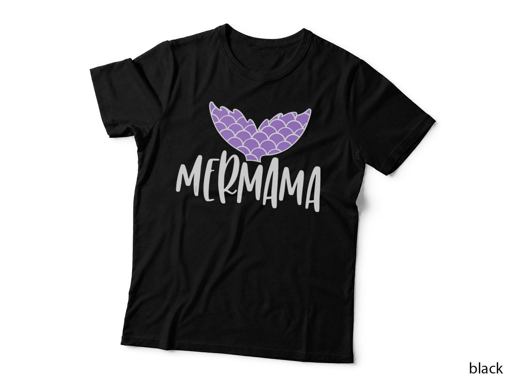 Mermama Fun Mermaid Mom Gift Ocean Lovers Fun Mermom Top T-Shirt
