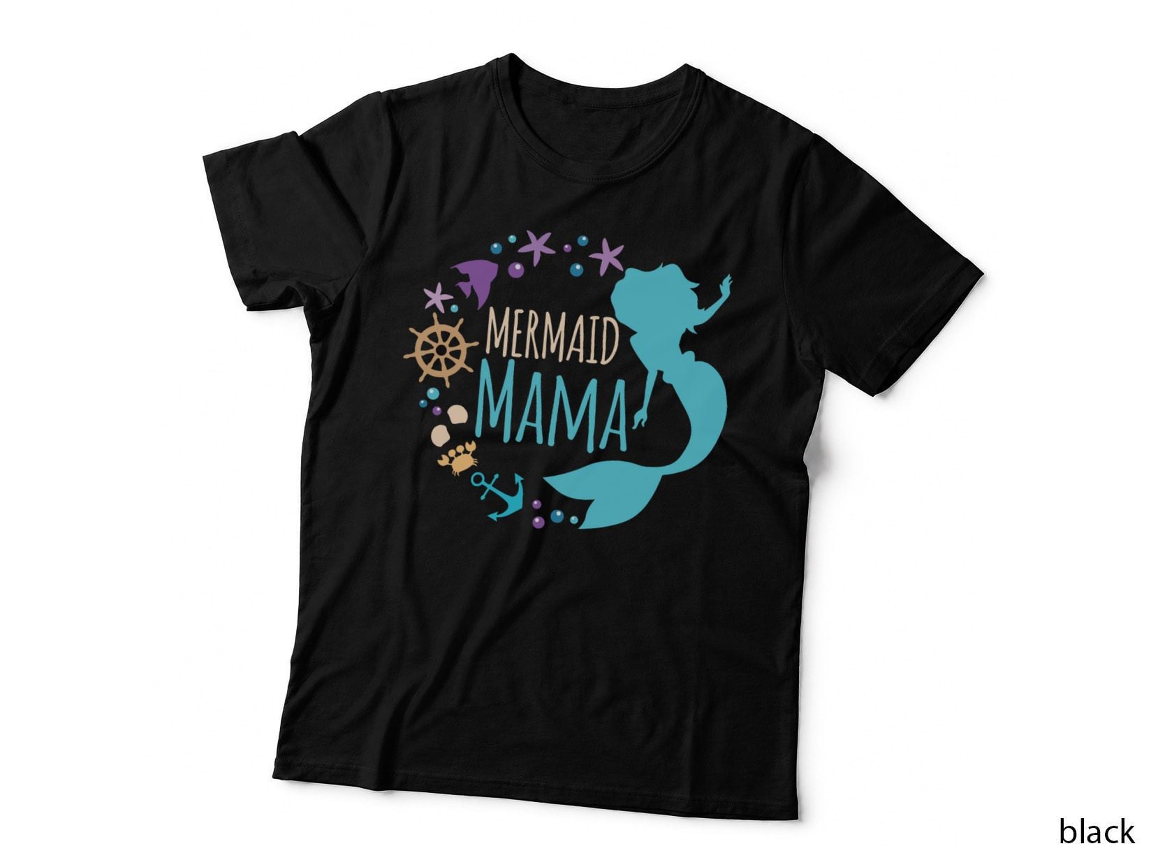 Mermom - Mermaid Mom - Ocean, Beach, Pool Party - Tidal T-Shirt