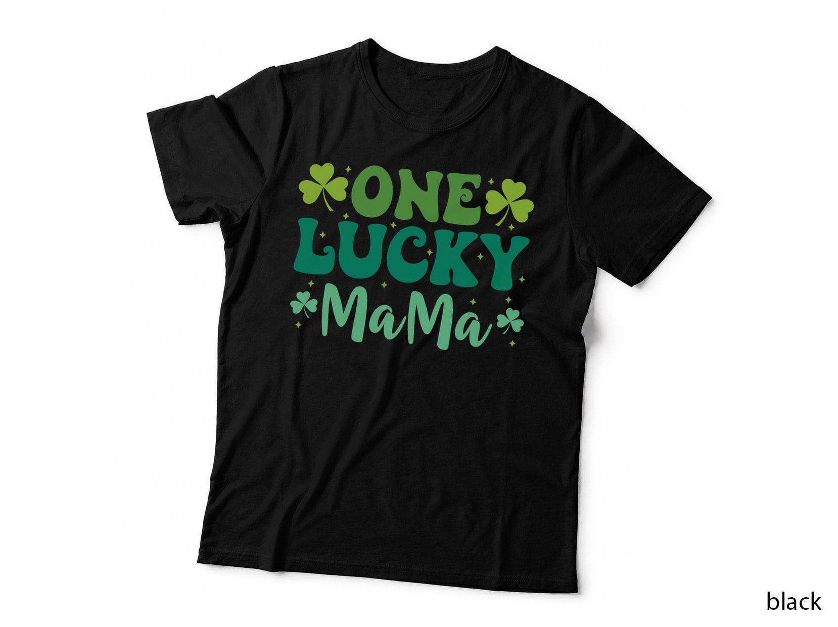 One Lucky Mama Matching Family St Patricks Day T-Shirt