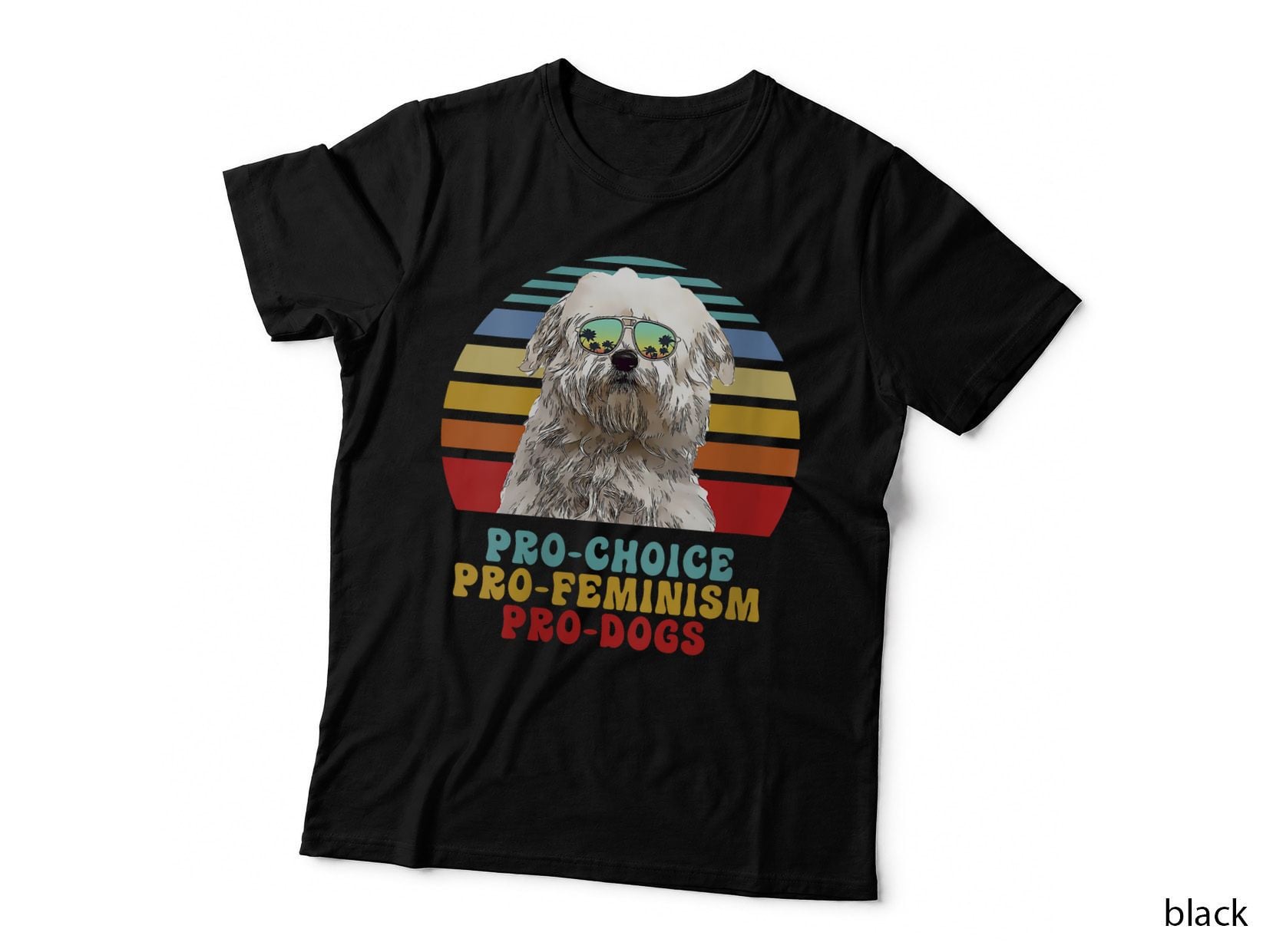 Coton De Tulear Pro Choice Feminism Dogs T-Shirt