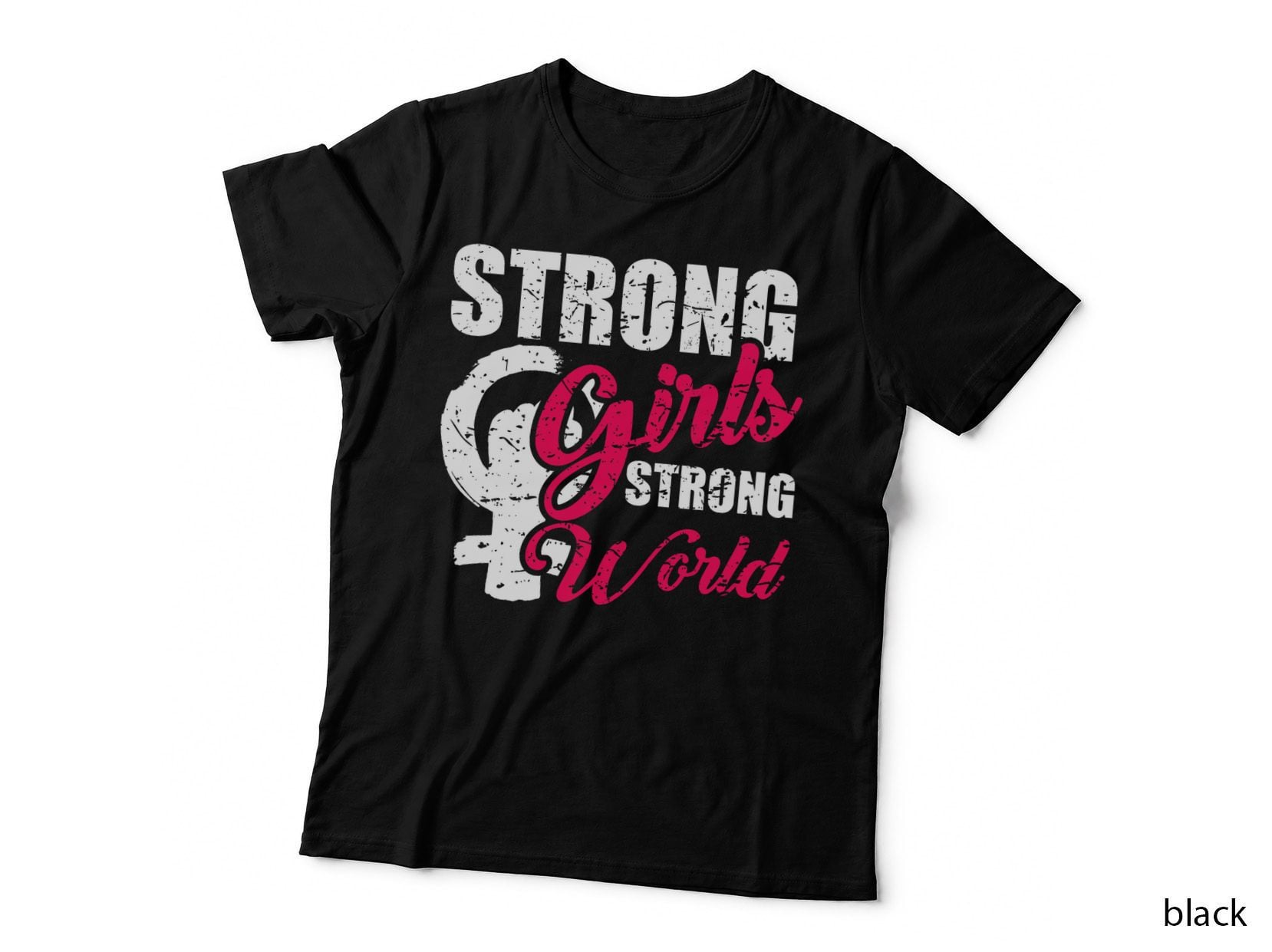 Feminism Strong Girls Strong World Proud Feminist Vote March T-Shirt
