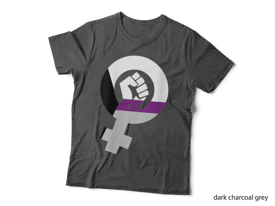 Feminism Symbol Feminist Demisexual Flag T-Shirt
