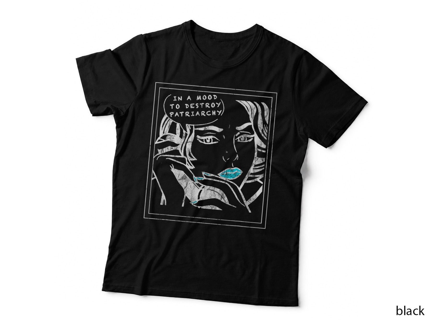 In a Mood to Destroy Patriarchy Feminist Women Rights T-Shirt