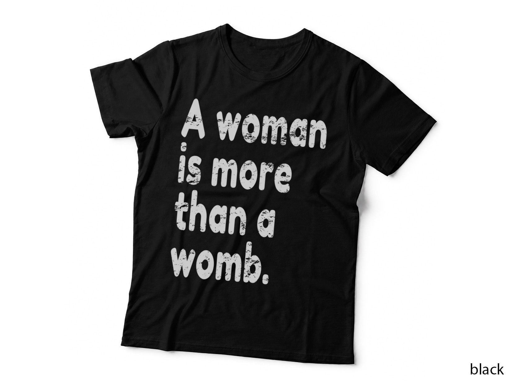 Woman Is More Than a Womb, Pro Feminism, Equality Supporter Gift T-Shirt