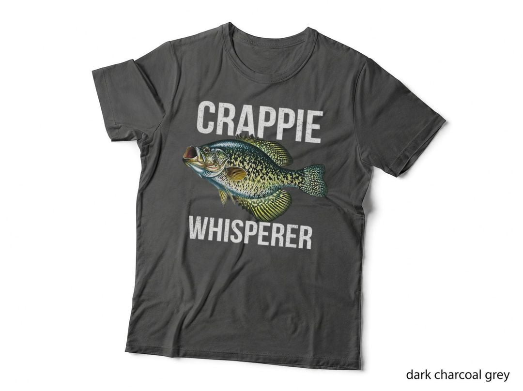 Crappie Fishing T-Shirt, Vintage Fishing Print, Angler Apparel T-Shirt
