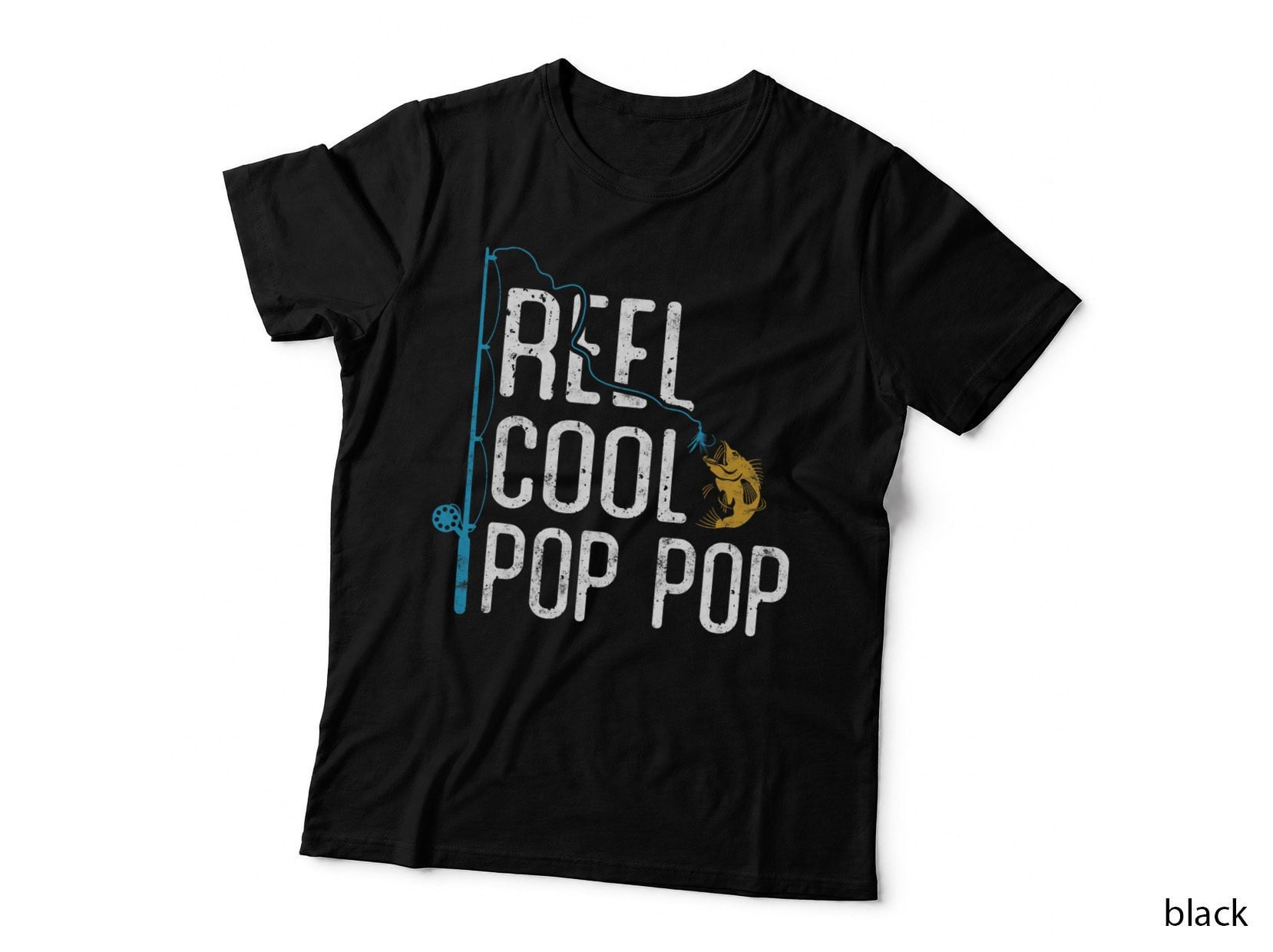 Fishing Reel Cool Pop Pop Father's Day Gift for Fisherman T-Shirt