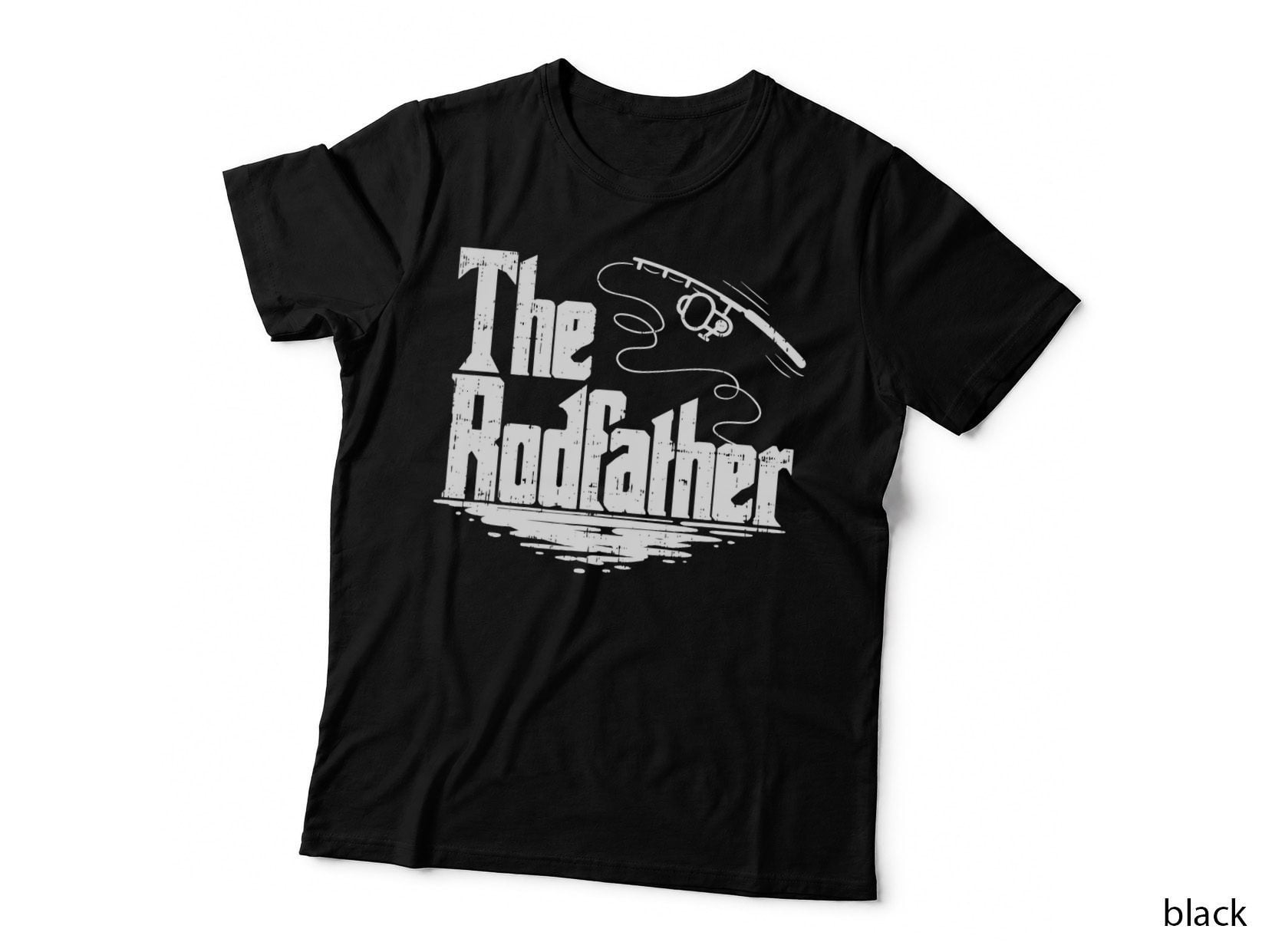 Fishing Rod Father T-Shirt, Funny Fishing Gift, Pet Lover Apparel