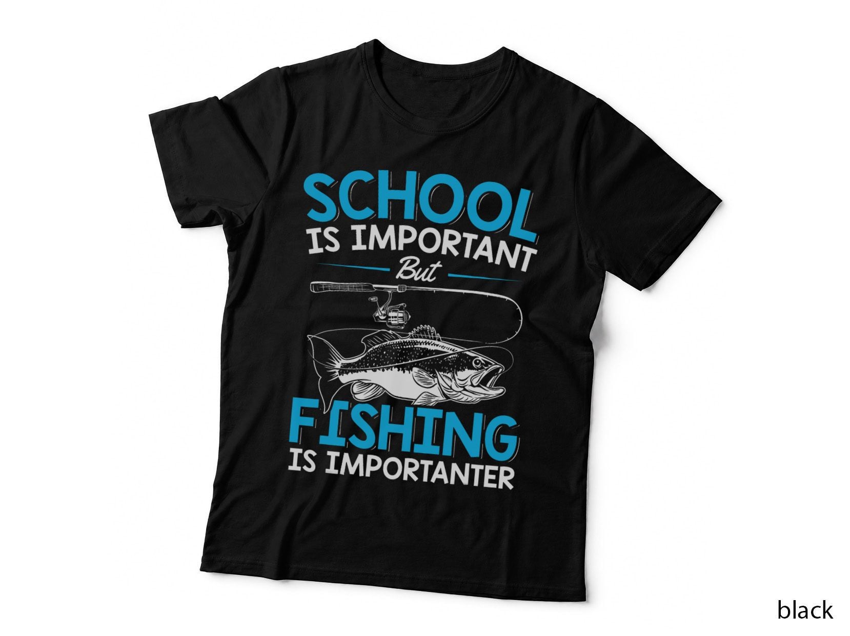 Fishing Shirt Youth Boys Fish Lover Teen Boys Fishing T-Shirt