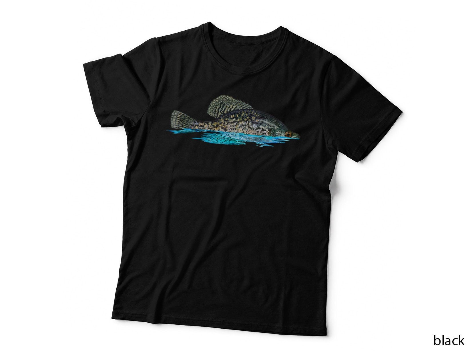 Fishing for Crappie Fish Graphic Art Freshwater Fisherman T-Shirt
