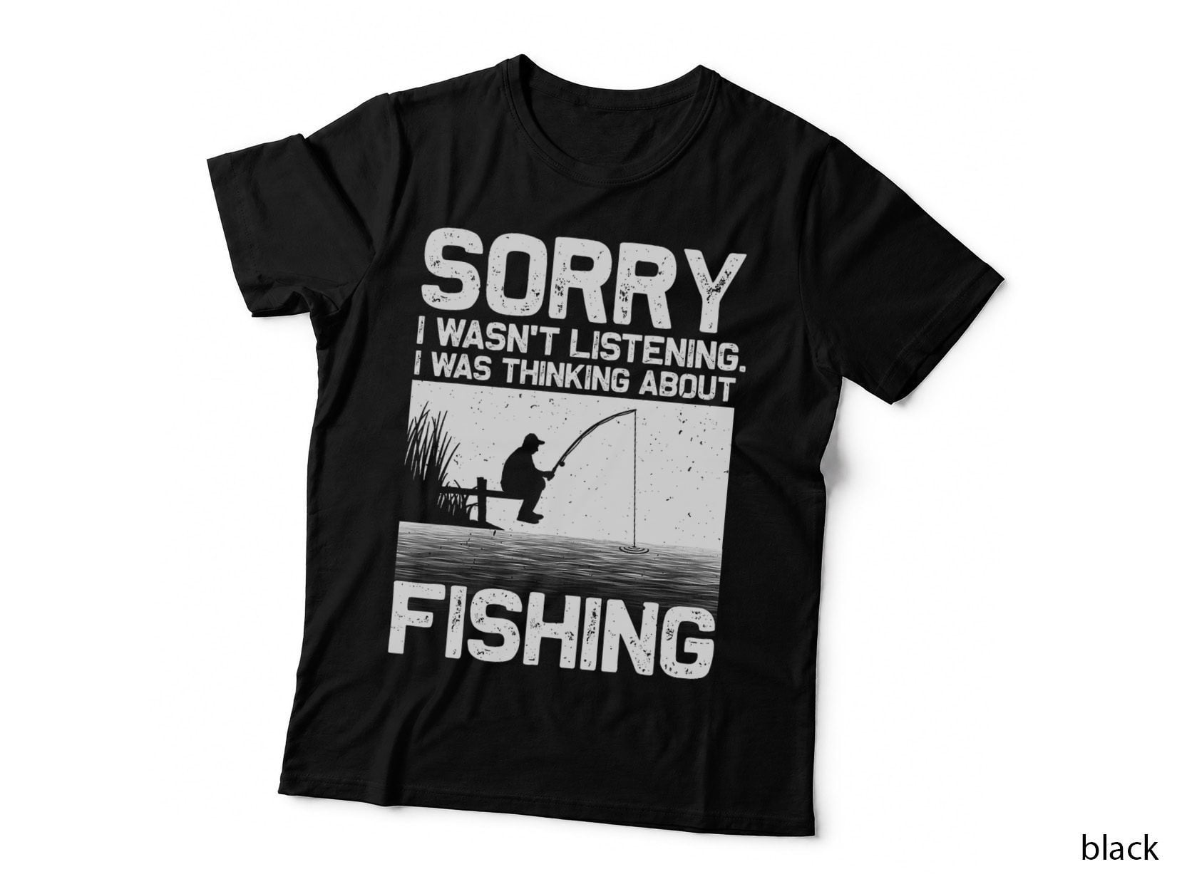 Funny Fishing Art for Men Women Trout Bass Fisherman Fishing T-Shirt