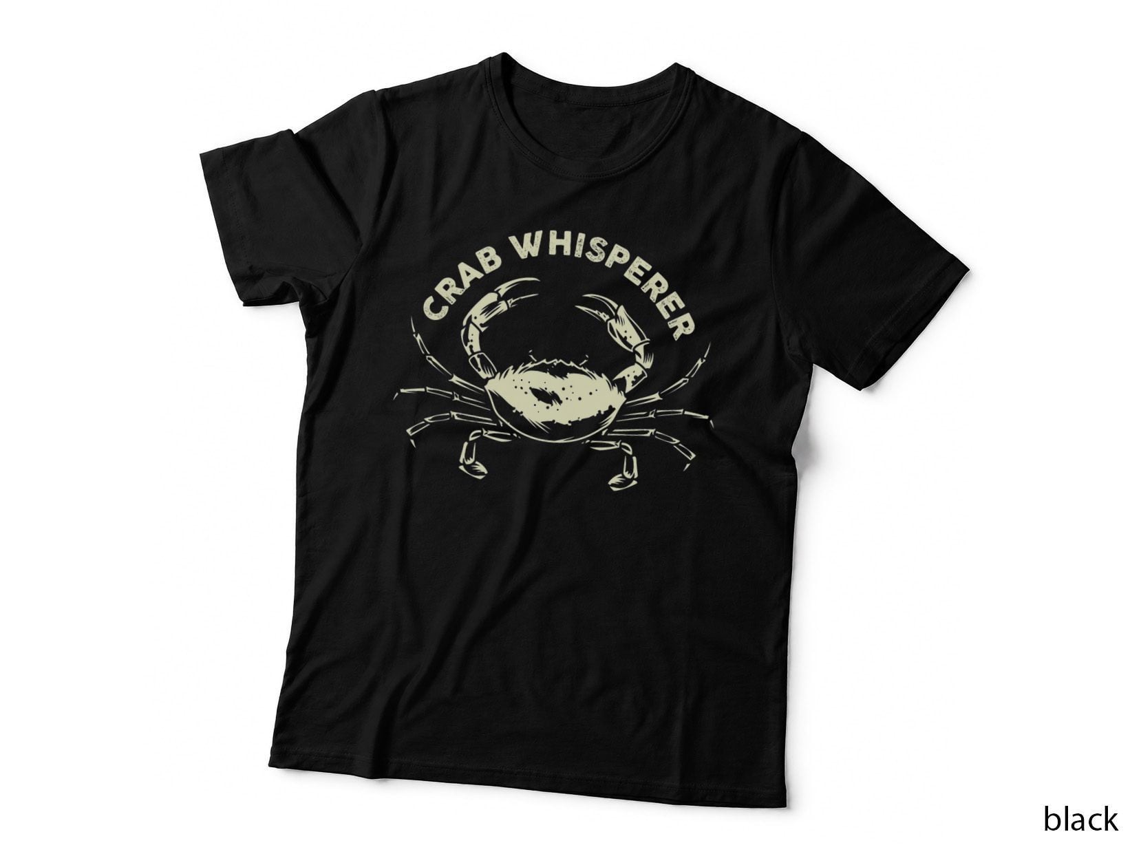 Hunter Crab Whisperer Crabbing Hunting Fishing Ocean Beach T-Shirt