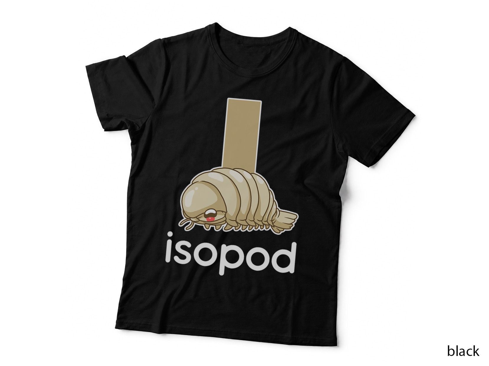 Isopod Alphabet Letter Ocean Animal Worm Fishing Lover T-Shirt