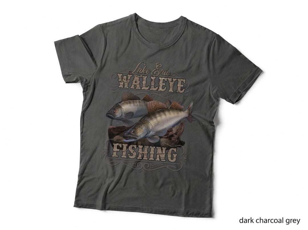 Lake Erie Walleye Fishing Fisherman T-Shirt