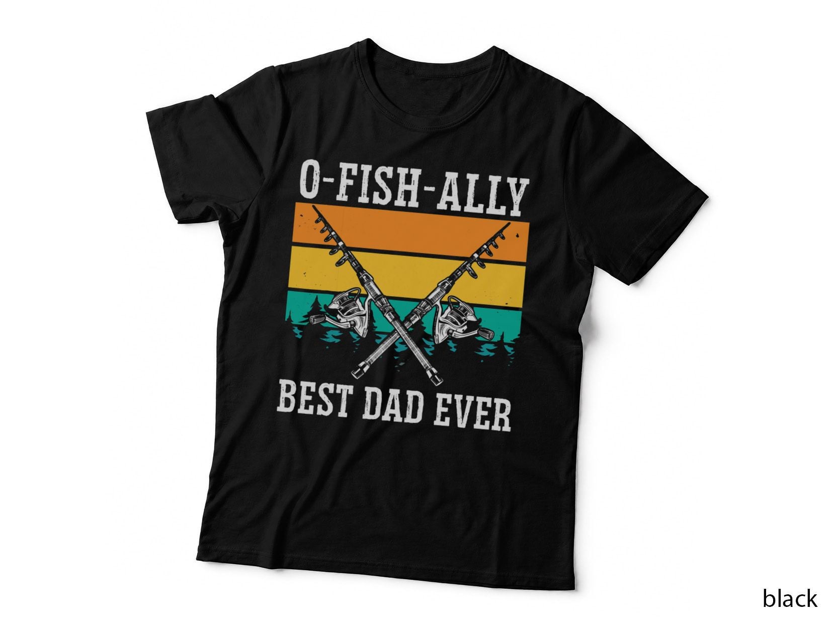 Ofishally the Best Dad - Fisherman Dad Fishing Lover Father T-Shirt