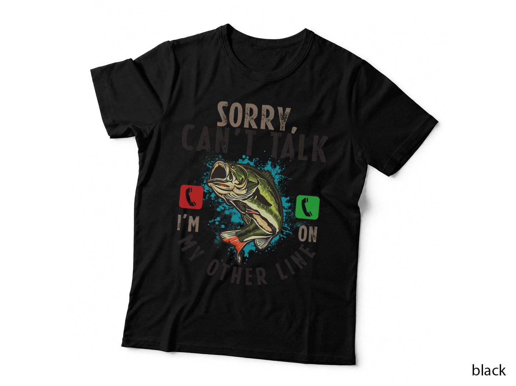 Saltwater Bass Fly Trout Fishing Quotes Fisherman Angler T-Shirt