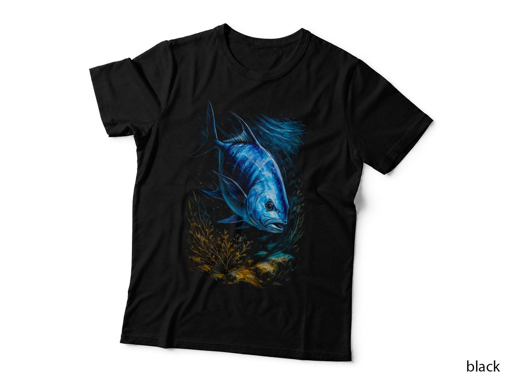 Snapper Fishing T-Shirt, Halftone Red Snapper Jaws Graphic Tee, Fisherman Shirt