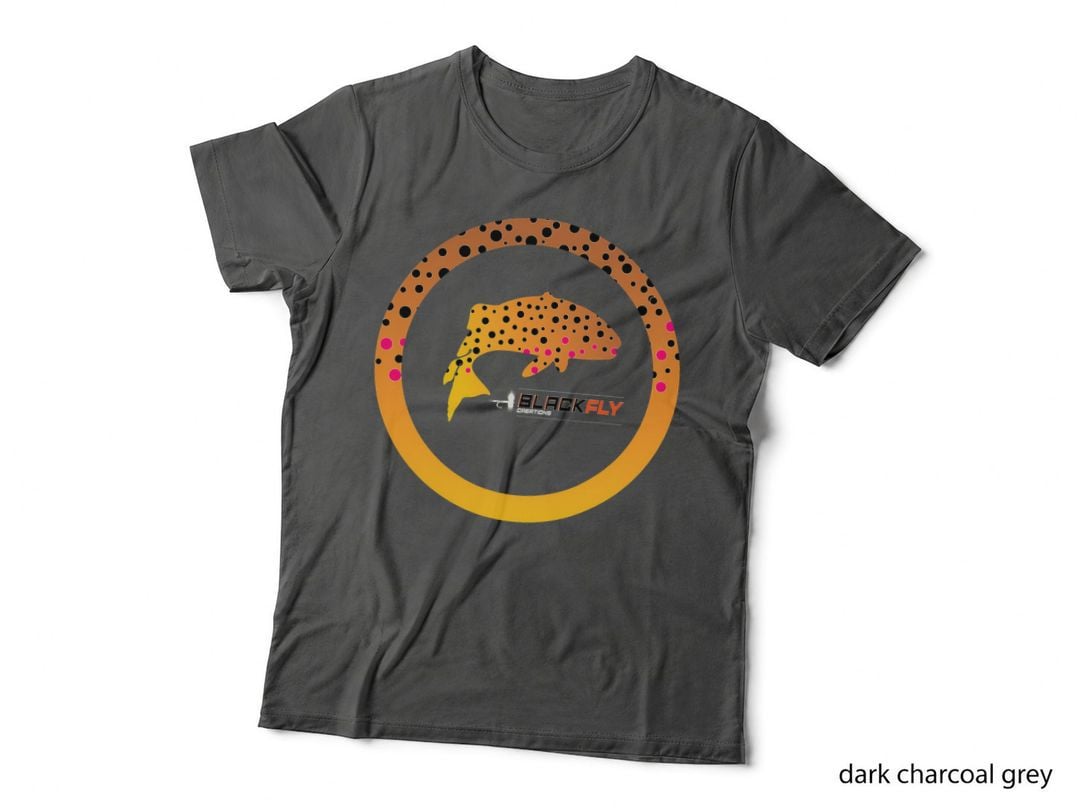 Trout Skin T-Shirt Fly Fishing Gear & Gifts by Black Fly T-Shirt