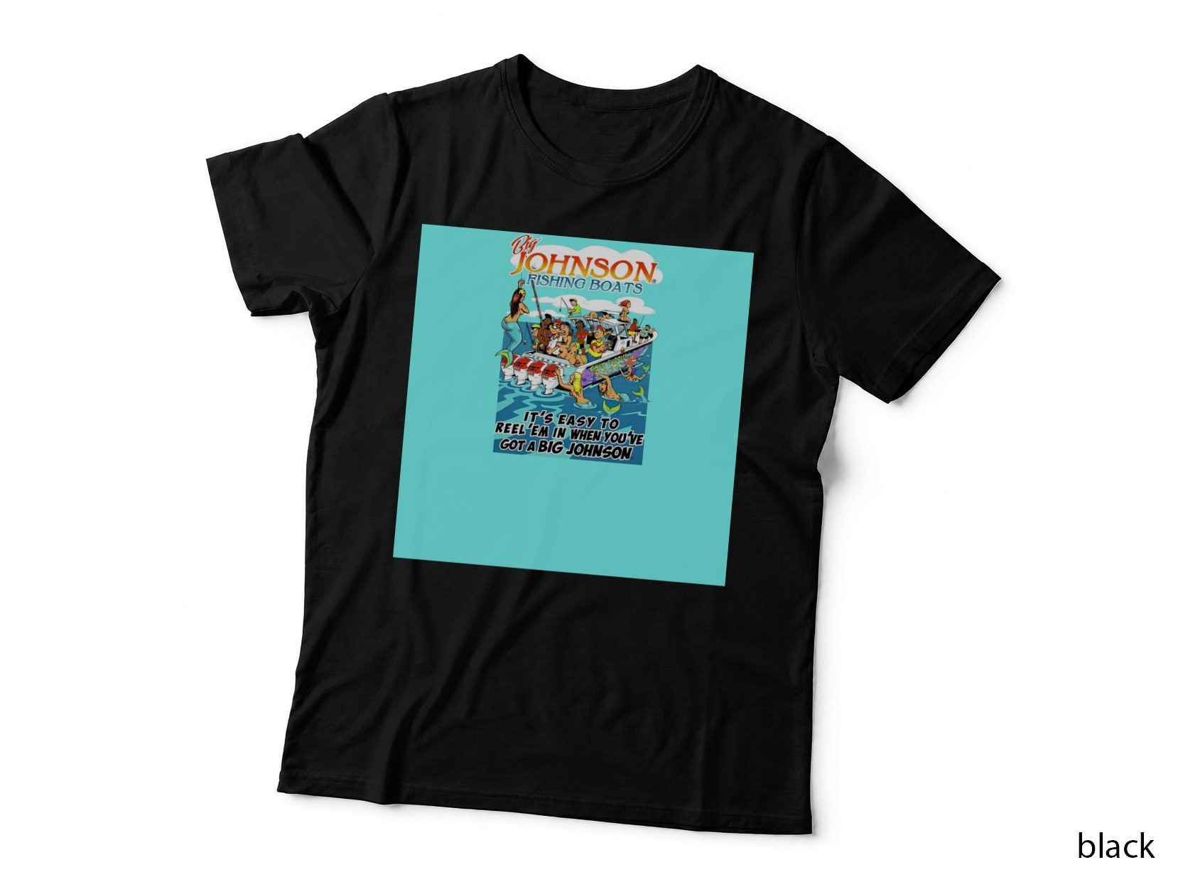 Big Johnson Fishing Boats Graphic T-Shirt