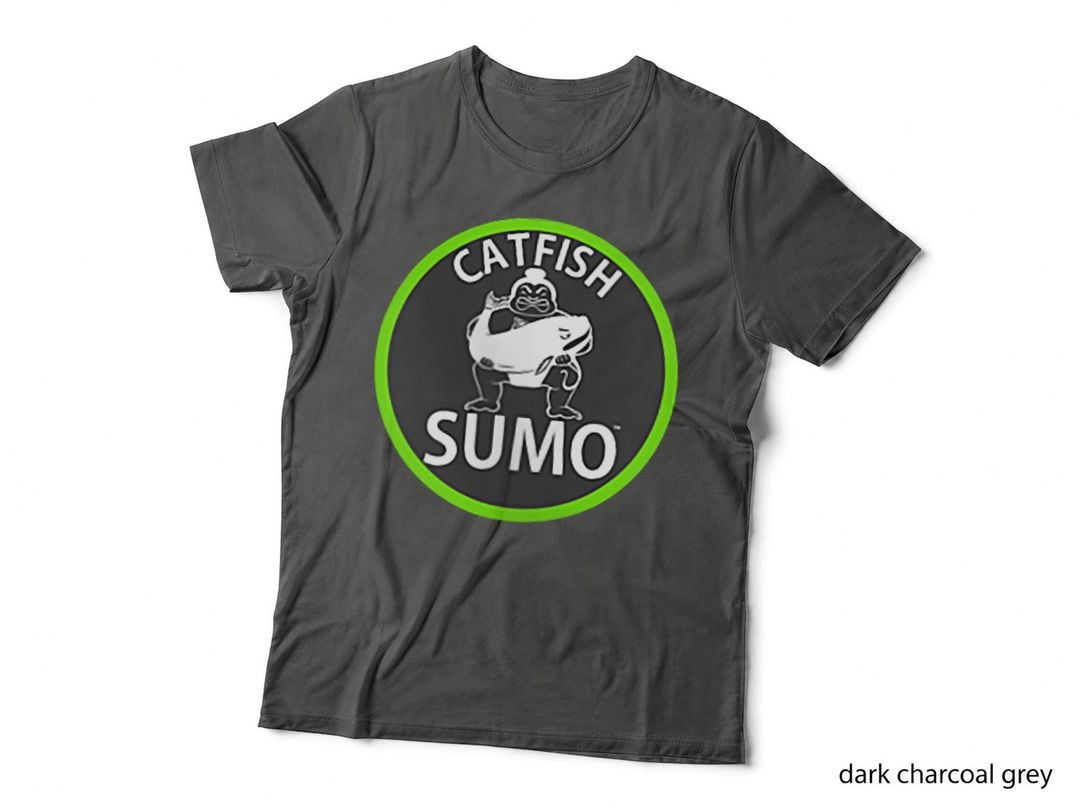 Catfish Sumo Fishing T-Shirt for Catching Monster Catfish Zip Hoodie