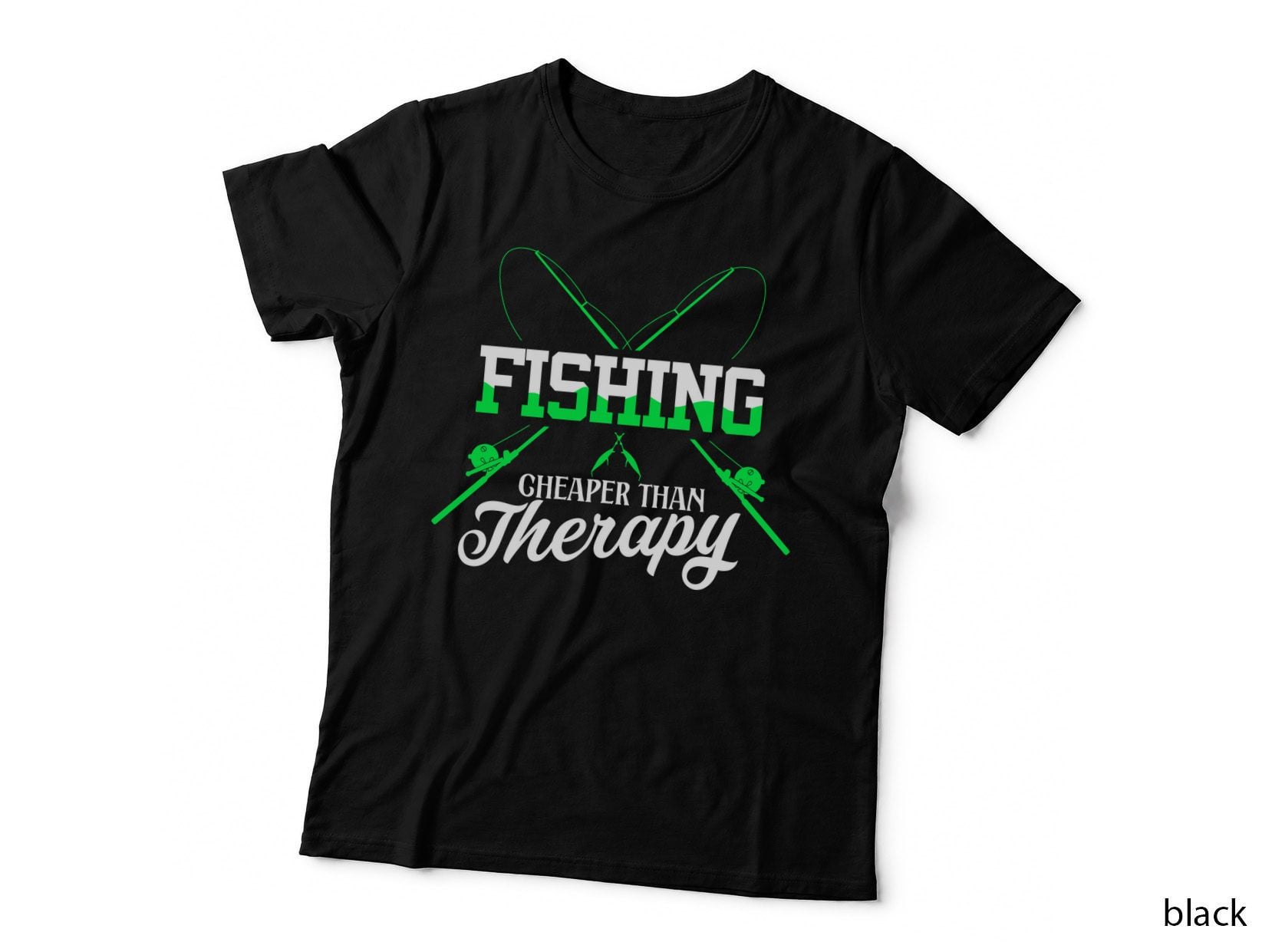 Fishing Cheaper Than Therapy T-Shirt, Fishing Theme, Fishing Apparel