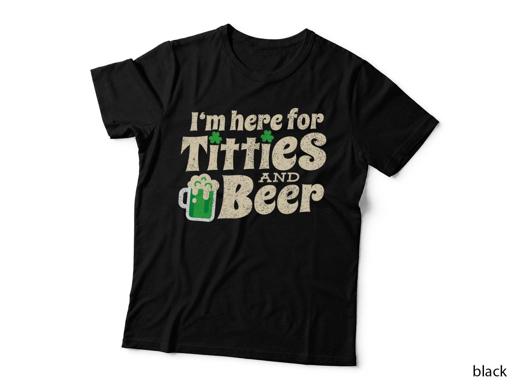 Titties and Beer Funny St Patricks Day 2020 T-Shirt