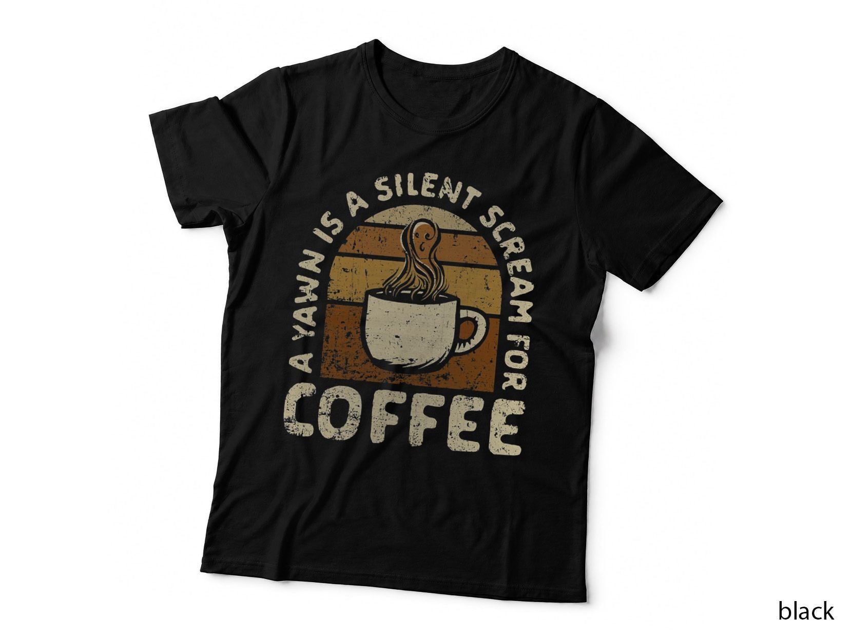 A Silent Scream for Coffee T-Shirt