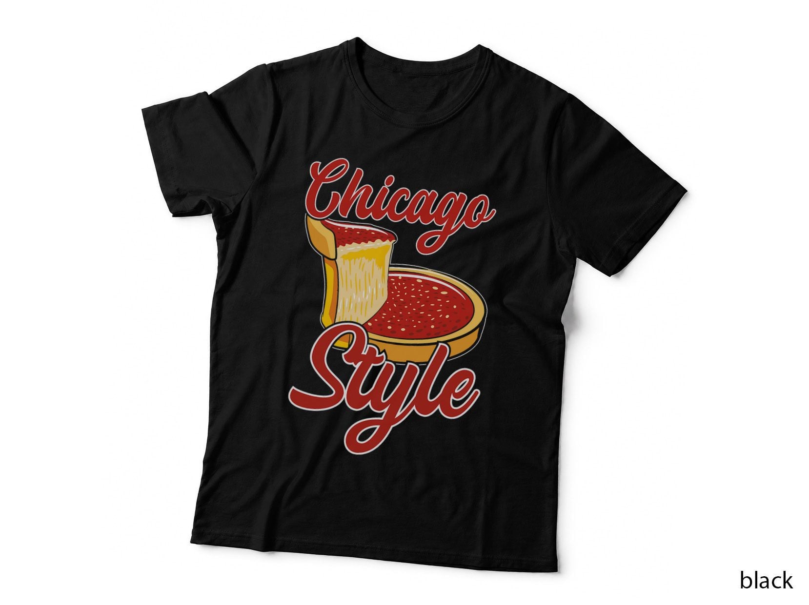 Chicago Style Deep Dish Pizza T-Shirt