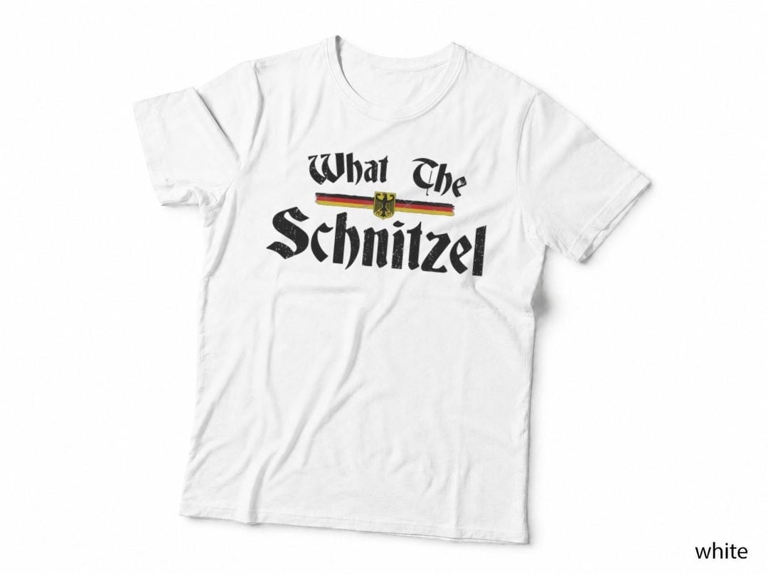 Funny Oktoberfest Beer Lover What the Schnitzel German T-Shirt