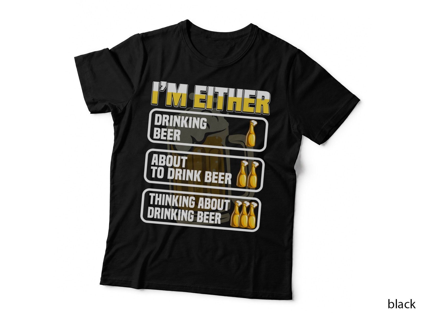 I Am Either Drinking Beer Shirt, Retro Bar, Happy Hour, Ipa Mood, Gift T-Shirt