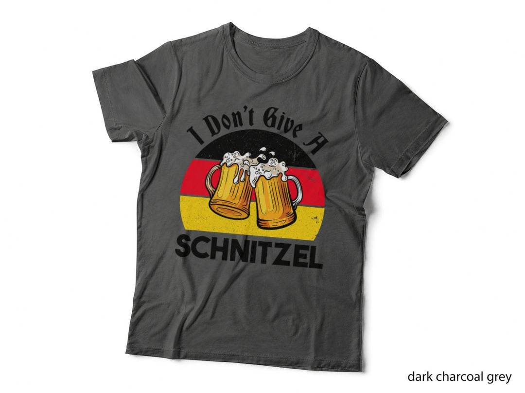I Don't Give a Schnitzel Oktoberfest Beer Festival German T-Shirt